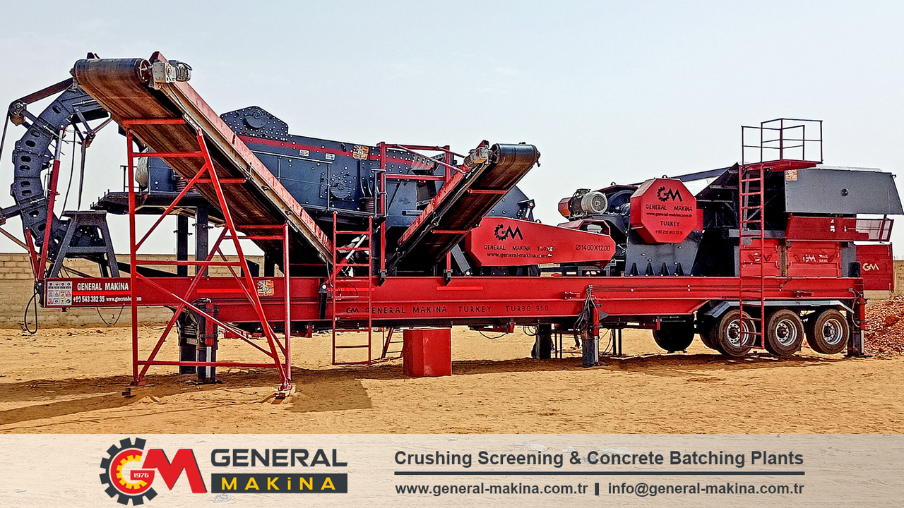 新的 移动破碎机 General Makina 950 Series Mobile Stone Crushing Plant：图8