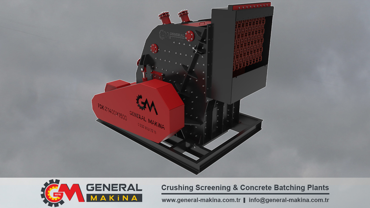 General Makina Primary Impact Crusher 500 TPH - 反击式破碎机:图3 General Makina Primary Impact Crusher 500 TPH - 反击式破碎机:图3