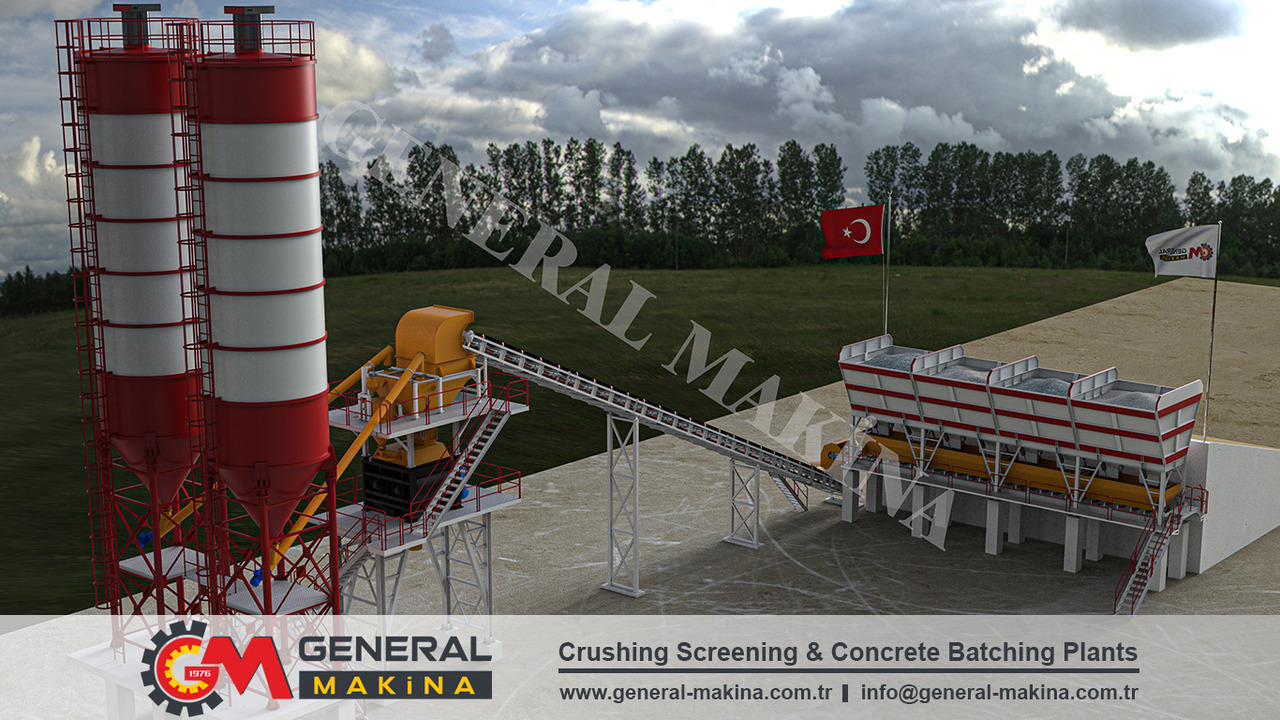 新的 混凝土厂 General Makina Royal 150 m3 High Capacity Concrete Batching Plant：图6