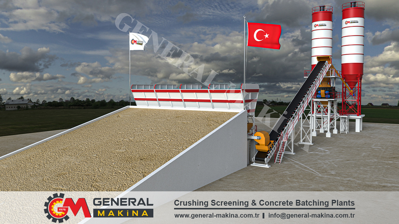 新的 混凝土厂 General Makina Royal 150 m3 High Capacity Concrete Batching Plant：图5