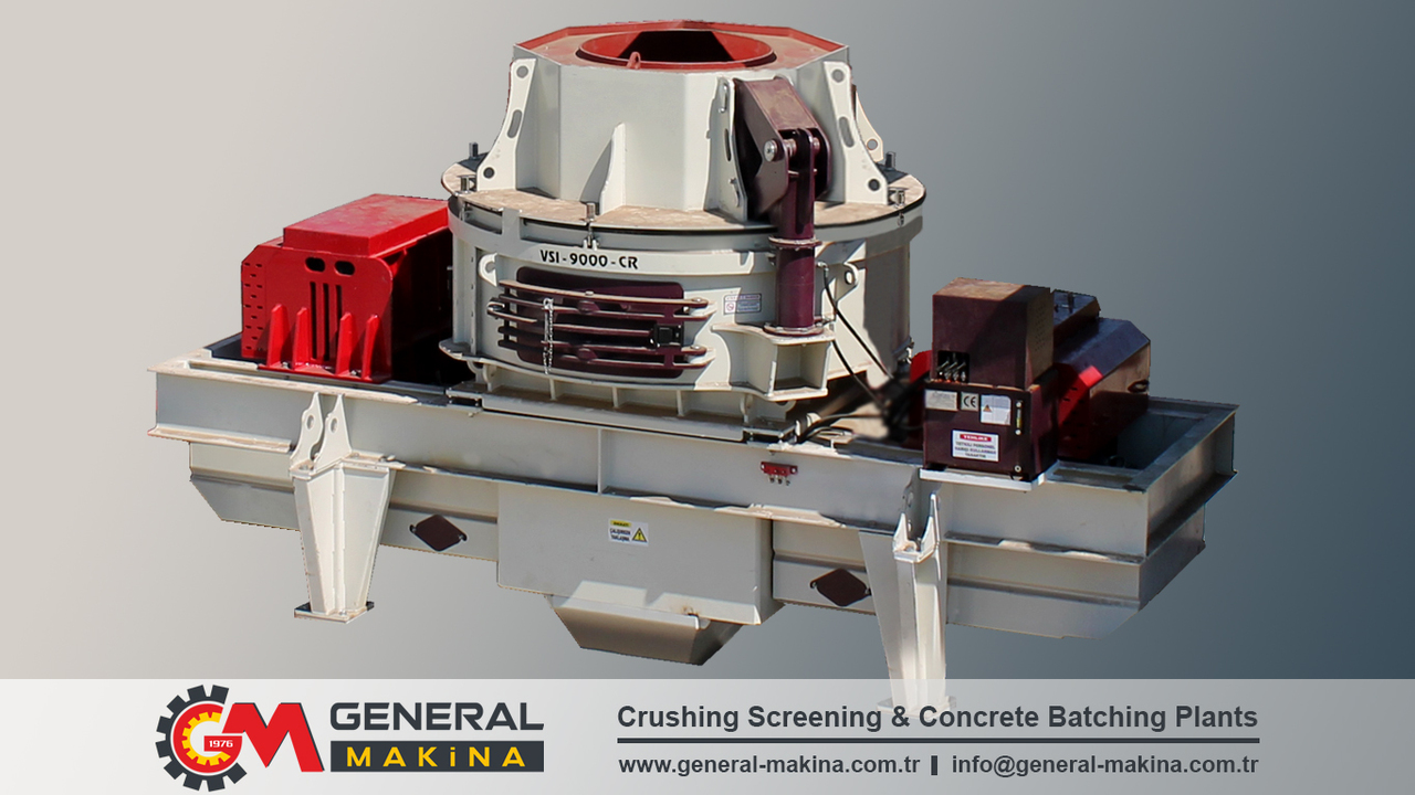 General Makina VSI 900 Vertical Impact Crusher From Turkey - 反击式破碎机:图5 General Makina VSI 900 Vertical Impact Crusher From Turkey - 反击式破碎机:图5