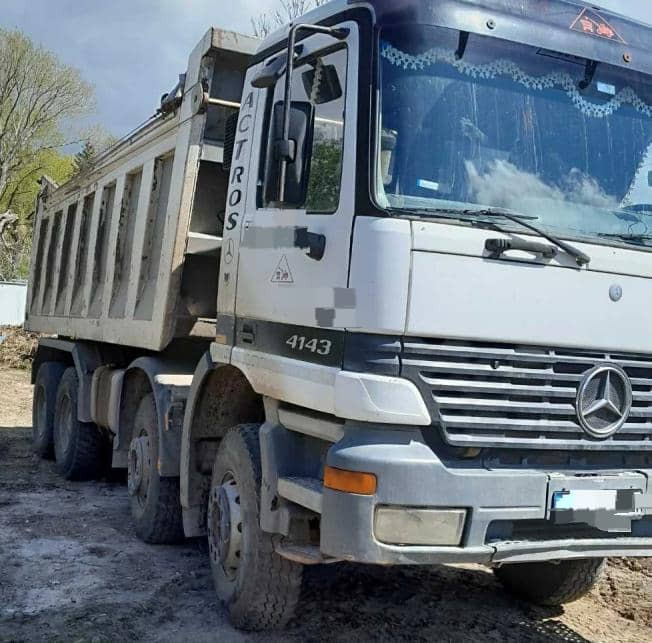 MERCEDES-BENZ Actros 4143 - 翻斗车:图1 MERCEDES-BENZ Actros 4143 - 翻斗车:图1