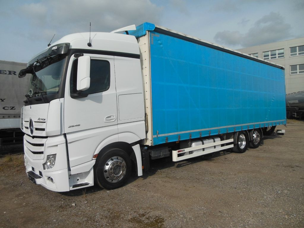 Mercedes-Benz ACTROS 2546, 24 PALETTEN, LBW, ALU FELGEN, TOP!! - 侧帘卡车:图1 Mercedes-Benz ACTROS 2546, 24 PALETTEN, LBW, ALU FELGEN, TOP!! - 侧帘卡车:图1