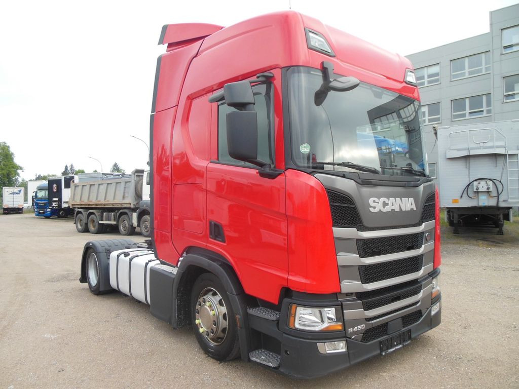 Scania R450 LOWDECK, RETARDER, STANDKLIMA, VOLL LUFT Scania R450 LOWDECK, RETARDER, STANDKLIMA, VOLL LUFT - 牵引车:图2 Scania R450 LOWDECK, RETARDER, STANDKLIMA, VOLL LUFT Scania R450 LOWDECK, RETARDER, STANDKLIMA, VOLL LUFT - 牵引车:图2