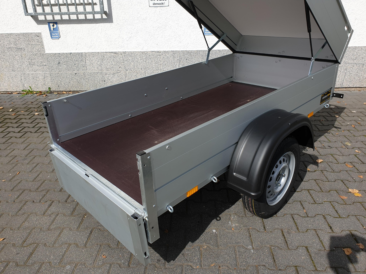 ALUBOXX Deckelanhänger GT 750 HT 201x101x48 cm (XS) 750kg - 汽车拖车:图3 ALUBOXX Deckelanhänger GT 750 HT 201x101x48 cm (XS) 750kg - 汽车拖车:图3