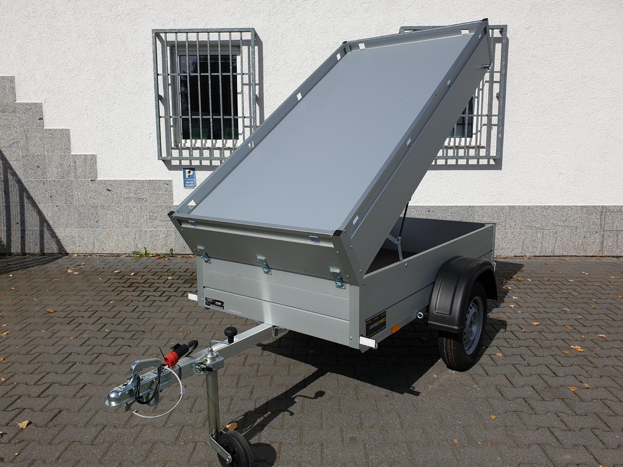 ALUBOXX Deckelanhänger GT 750 HT 201x101x48 cm (XS) 750kg - 汽车拖车:图1 ALUBOXX Deckelanhänger GT 750 HT 201x101x48 cm (XS) 750kg - 汽车拖车:图1