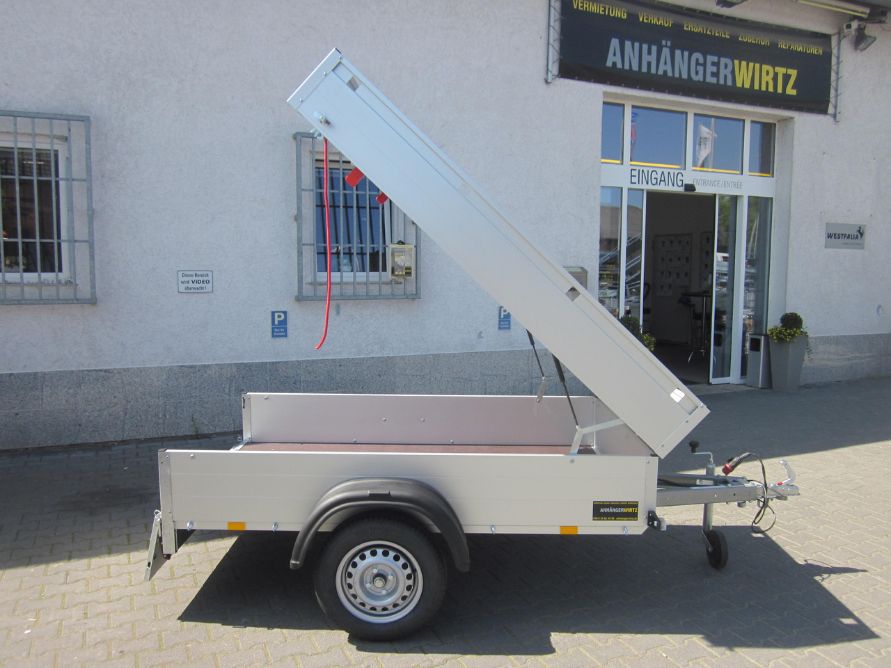 ALUBOXX Deckelanhänger GT 750 HT 211x126x48cm (XS) 750kg - 汽车拖车:图1 ALUBOXX Deckelanhänger GT 750 HT 211x126x48cm (XS) 750kg - 汽车拖车:图1