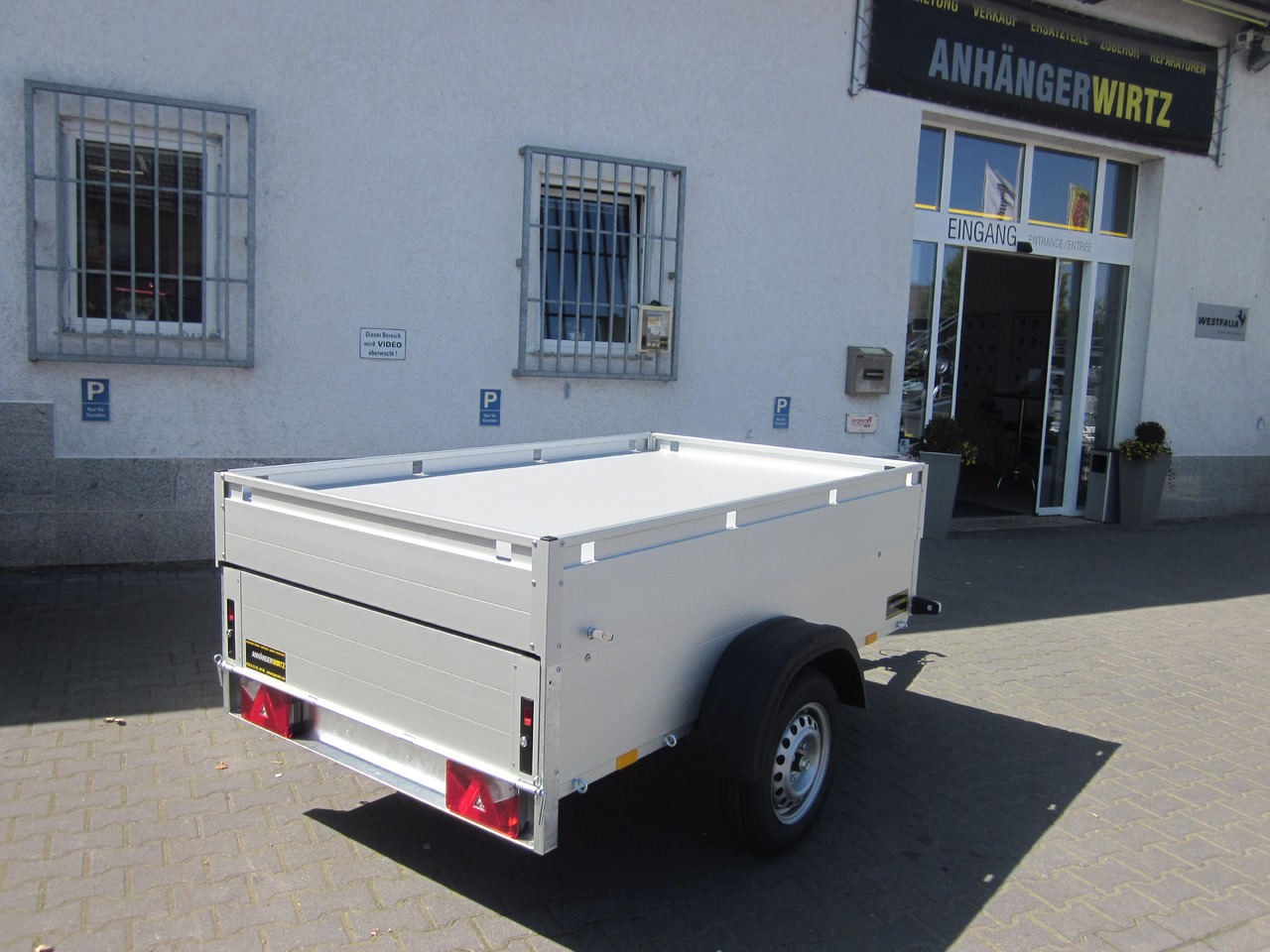 ALUBOXX Deckelanhänger GT 750 HT 211x126x48cm (XS) 750kg - 汽车拖车:图5 ALUBOXX Deckelanhänger GT 750 HT 211x126x48cm (XS) 750kg - 汽车拖车:图5