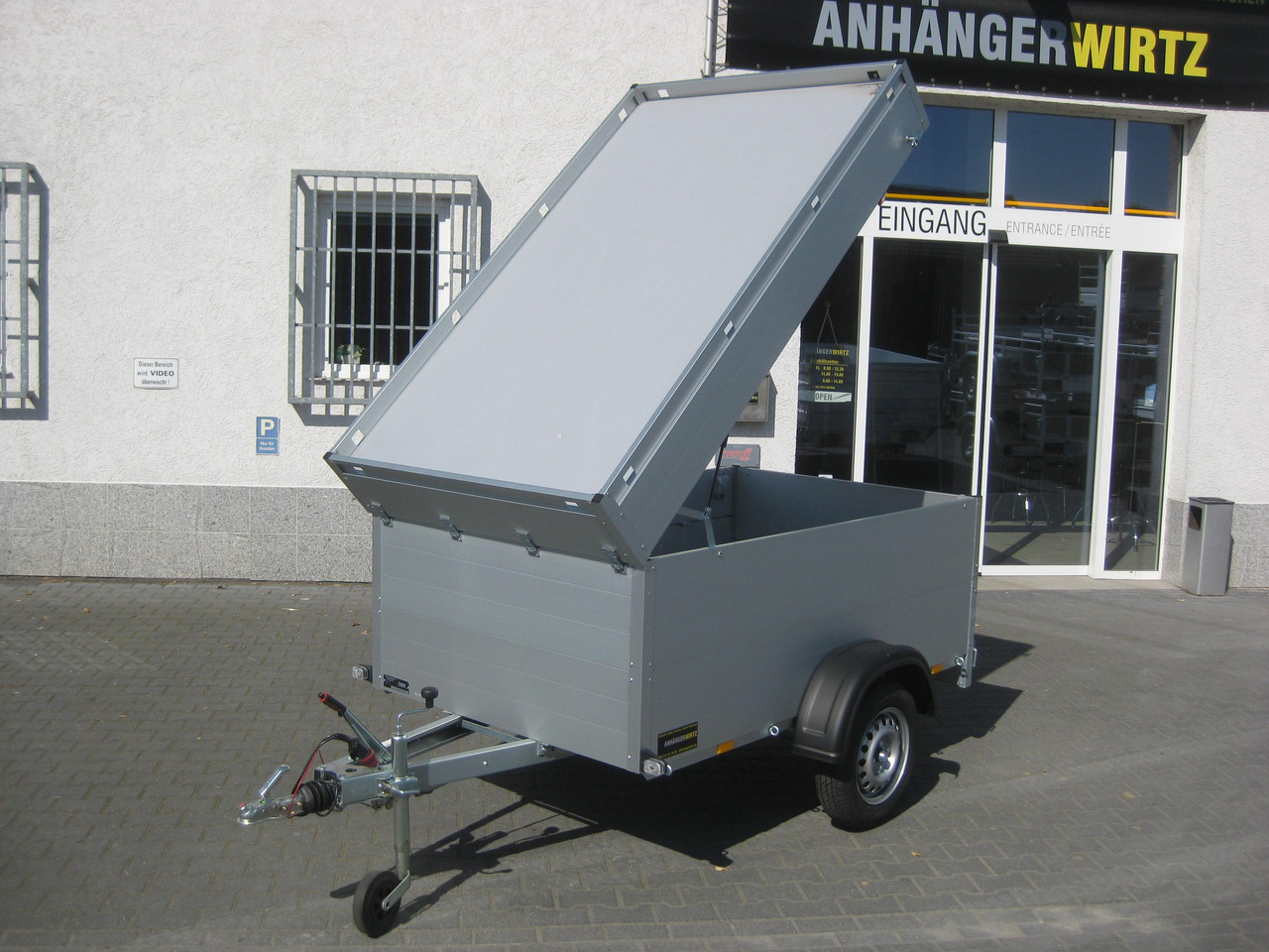 ALUBOXX Deckelanhänger GTB 750 VT1 211x126x83cm (XS) 750kg - 汽车拖车:图1 ALUBOXX Deckelanhänger GTB 750 VT1 211x126x83cm (XS) 750kg - 汽车拖车:图1