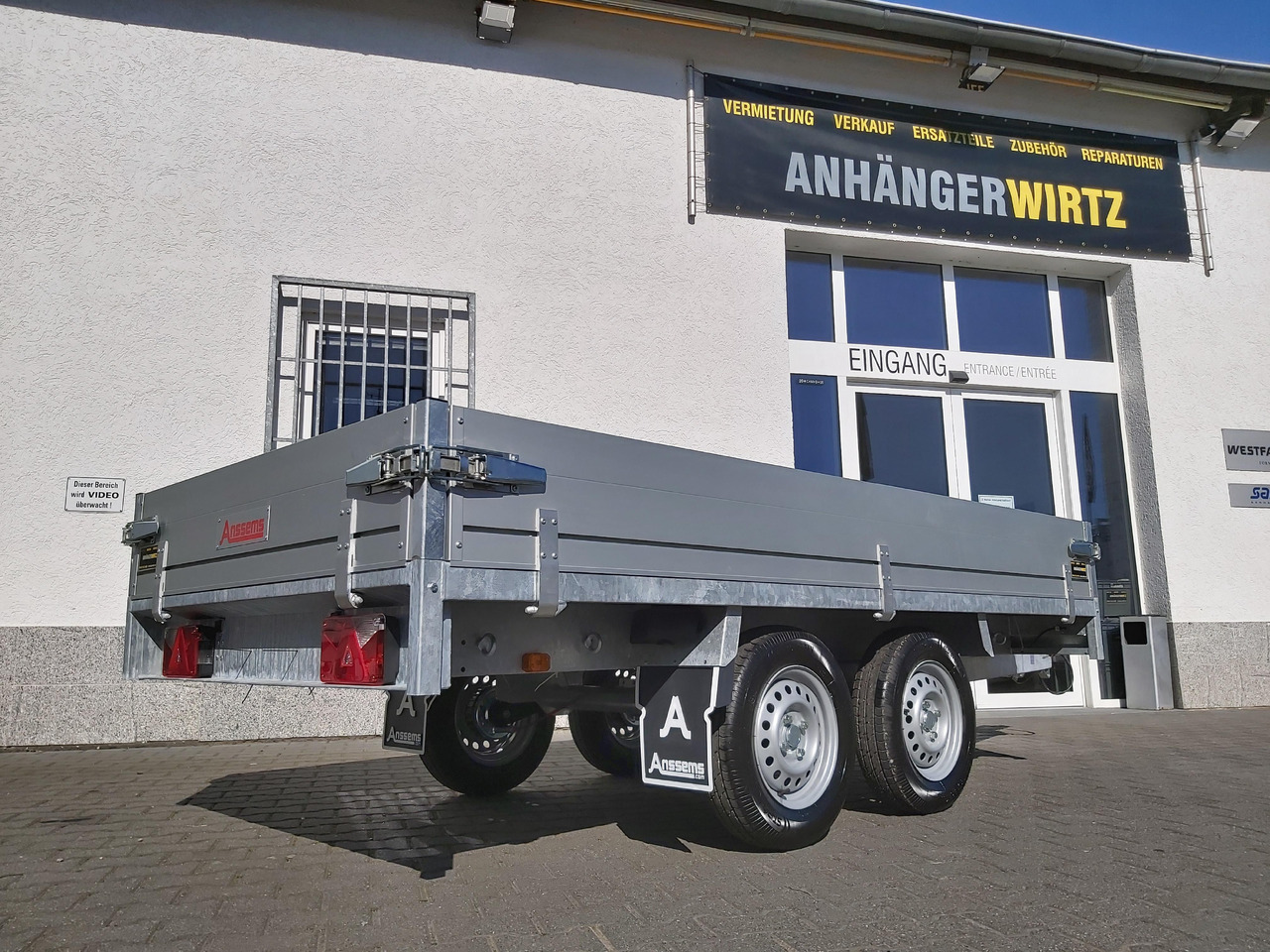 栏板式/ 平板拖车 Anssems Hochlader PSX - S 2000 305x153x30cm (M) 2000kg：图8