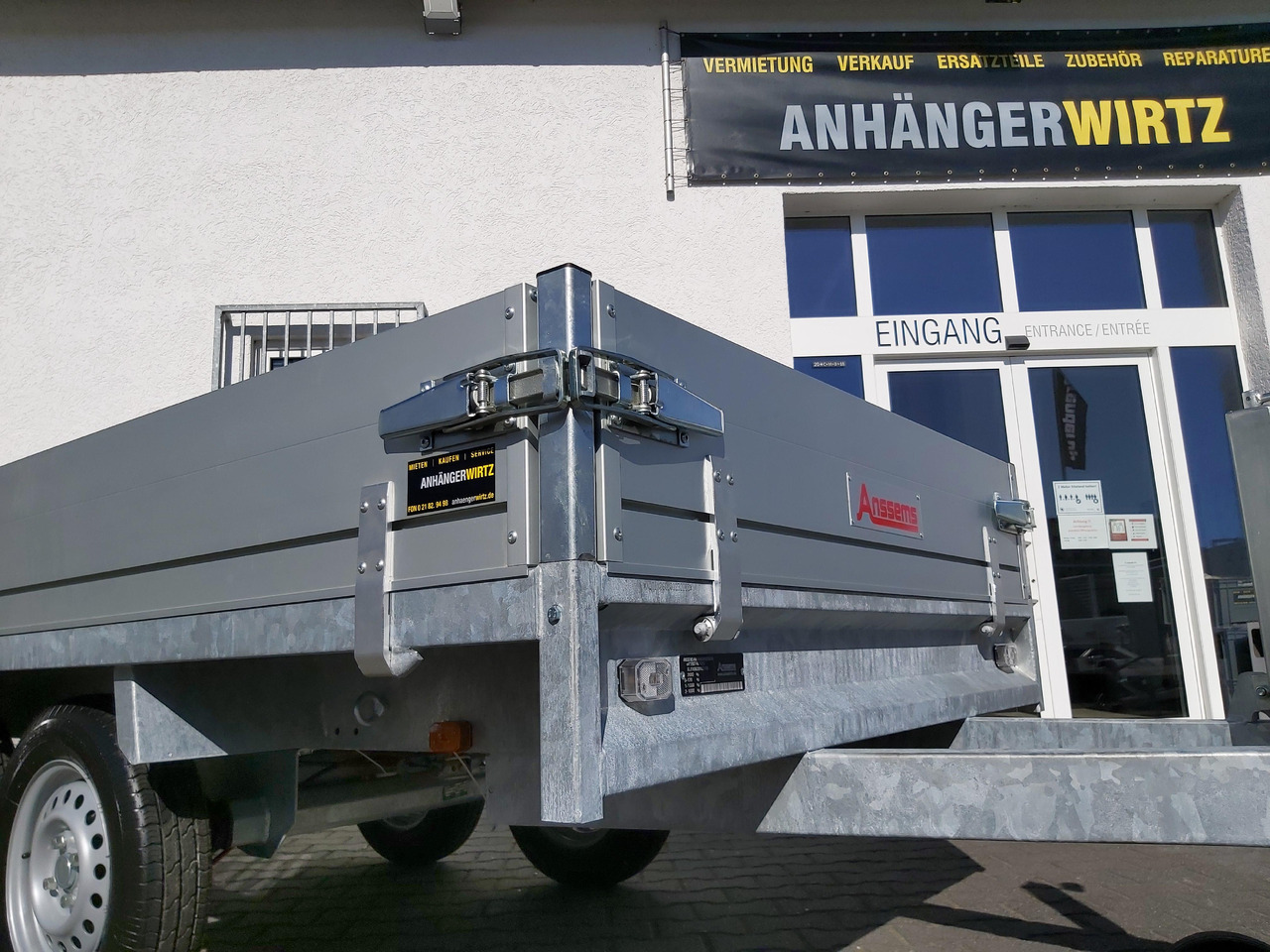 Anssems Hochlader PSX - S 2500 305x153x30cm (M) 2500kg preorder Aktion online - 栏板式/ 平板拖车:图4 Anssems Hochlader PSX - S 2500 305x153x30cm (M) 2500kg preorder Aktion online - 栏板式/ 平板拖车:图4