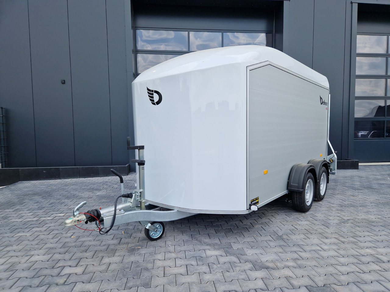 汽车拖车 Cargo Roadster 700 plus 375x180x200cm Alu Poly weiß Seitentür Pullman 100km/H 2600kg Modell 2025：图11