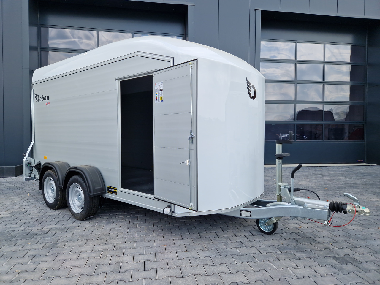 汽车拖车 Cargo Roadster 700 plus 375x180x200cm Alu Poly weiß Seitentür Pullman 100km/H 2600kg Modell 2025：图8
