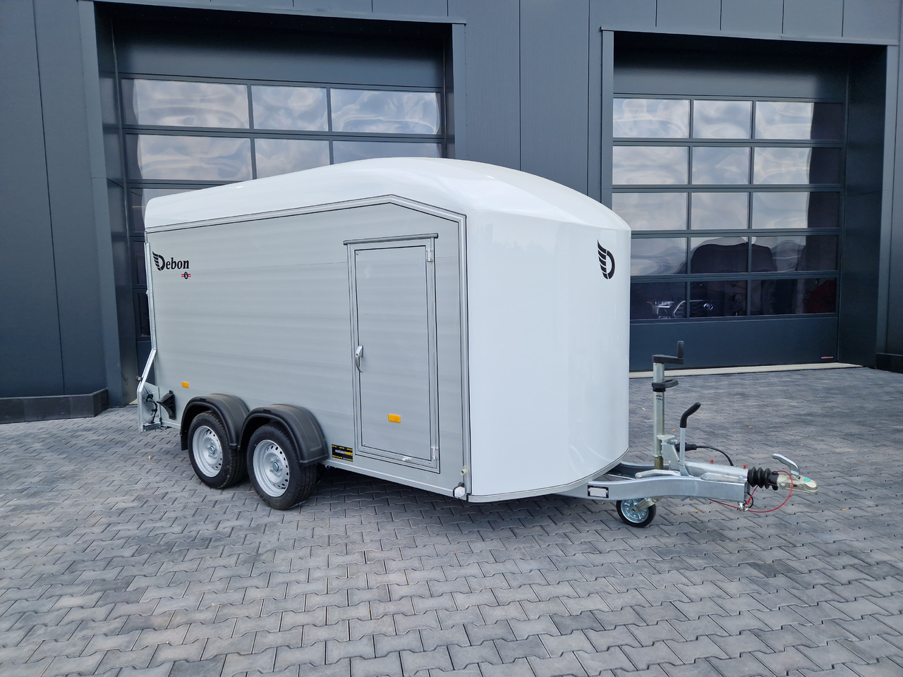 汽车拖车 Cargo Roadster 700 plus 375x180x200cm Alu Poly weiß Seitentür Pullman 100km/H 2600kg Modell 2025：图12