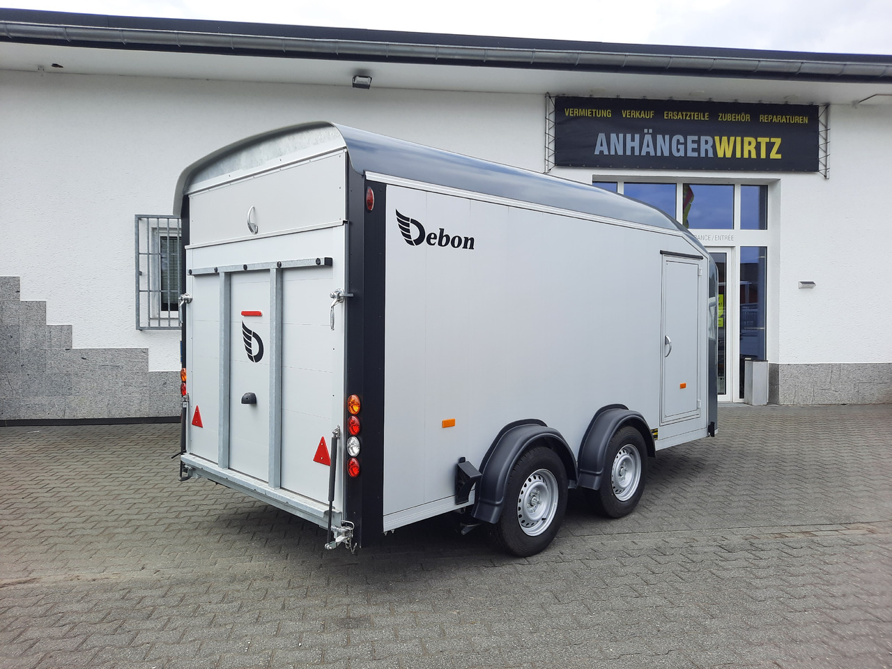 Cargo Roadster 800 435x200x206cm Alu Poly irongrey Seitentür Heckrampe Pullman 100km/H 3500kg - 汽车拖车:图4 Cargo Roadster 800 435x200x206cm Alu Poly irongrey Seitentür Heckrampe Pullman 100km/H 3500kg - 汽车拖车:图4