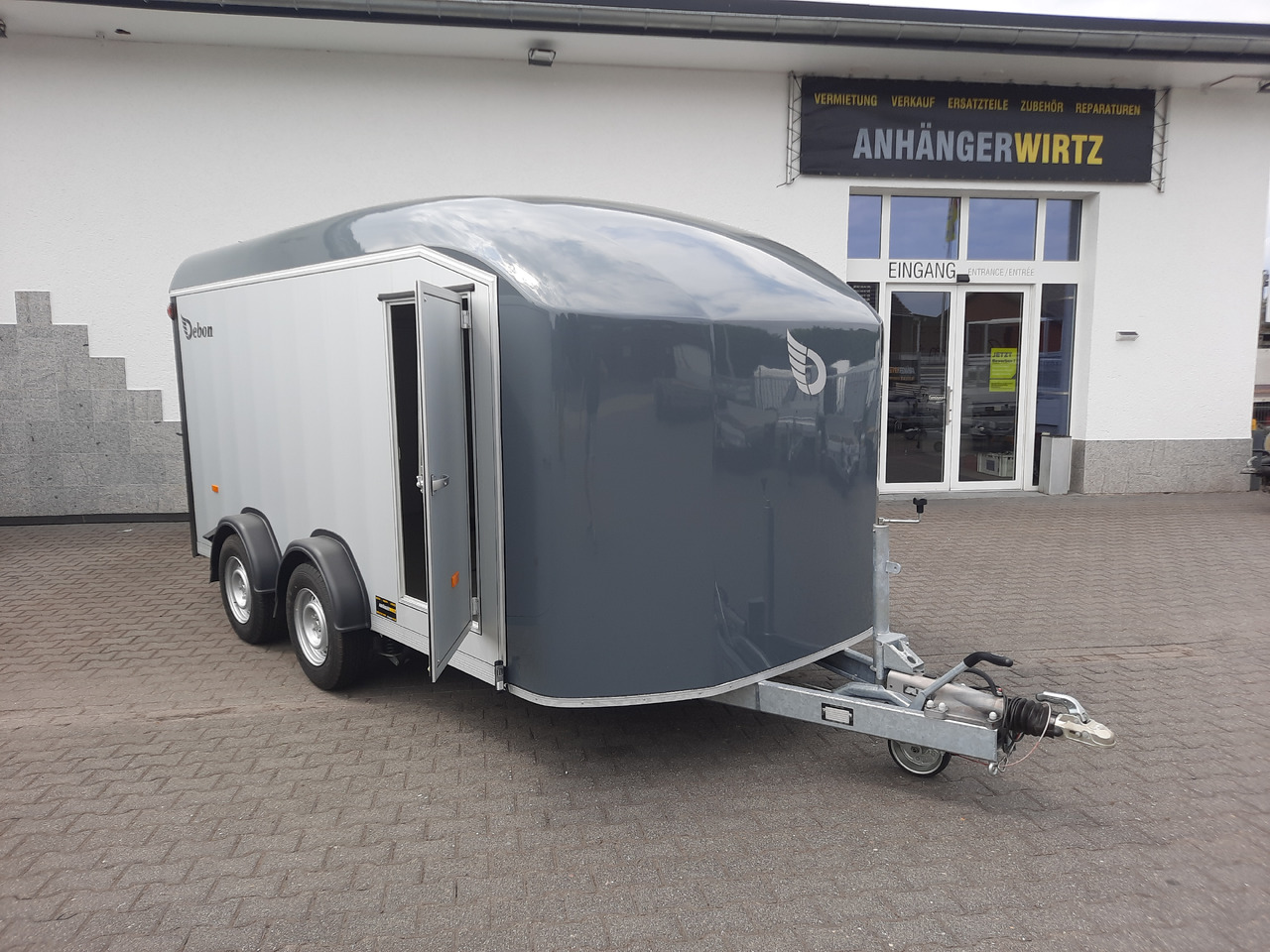 Cargo Roadster 800 435x200x206cm Alu Poly irongrey Seitentür Heckrampe Pullman 100km/H 3500kg - 汽车拖车:图2 Cargo Roadster 800 435x200x206cm Alu Poly irongrey Seitentür Heckrampe Pullman 100km/H 3500kg - 汽车拖车:图2