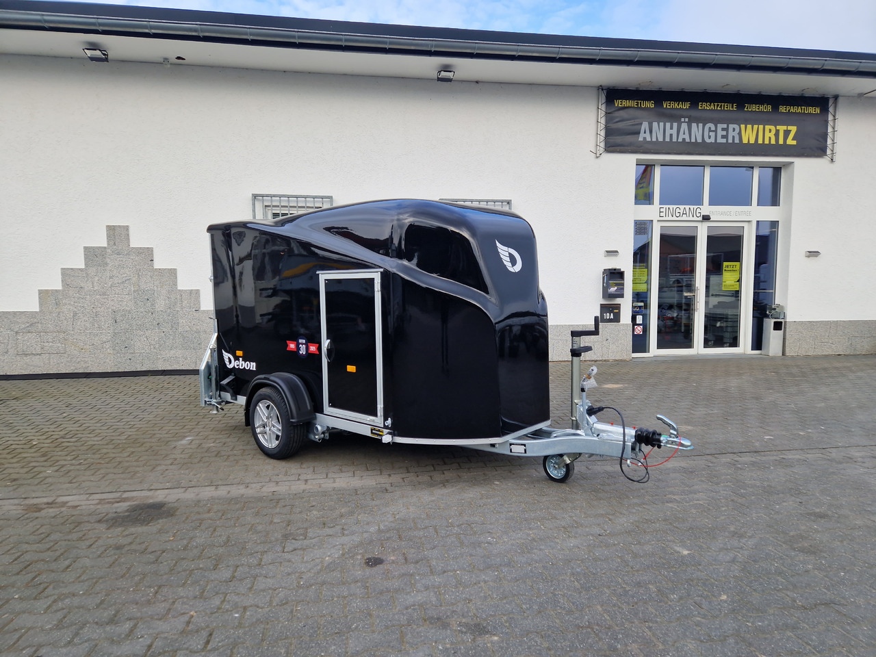 Debon Cargo 1300 300x152x168cm black Seitentür Alufelgen silver Pullman II 100km/H 1300kg Modell 25 - 汽车拖车:图2 Debon Cargo 1300 300x152x168cm black Seitentür Alufelgen silver Pullman II 100km/H 1300kg Modell 25 - 汽车拖车:图2