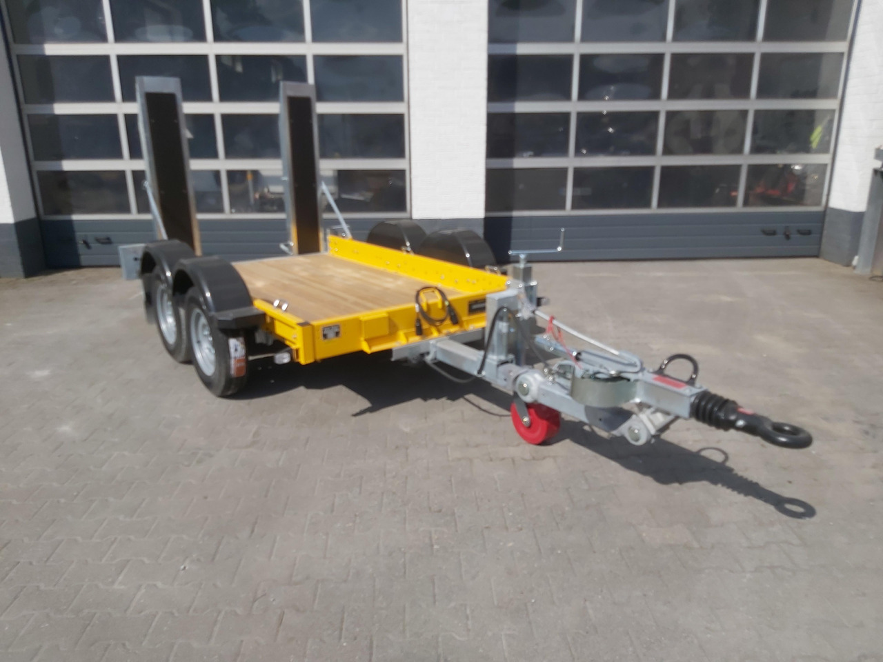 工程机械拖车 Maschinentransporter BUILDER HVD 2500 250x139x16cm Rampen höhenverstellbare Deichsel (S) 2500kg Nato：图6
