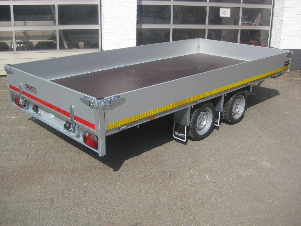 栏板式/ 平板拖车 Multi Transporter 406x200x30cm Rampen Seilwinde 13" niedrig Fahrwerk (XL) 2700kg：图7