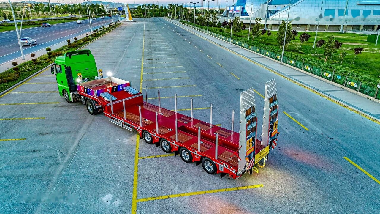 STU 4 Axle Extendable Lowbed Trailer - 低装载半拖车:图2 STU 4 Axle Extendable Lowbed Trailer - 低装载半拖车:图2