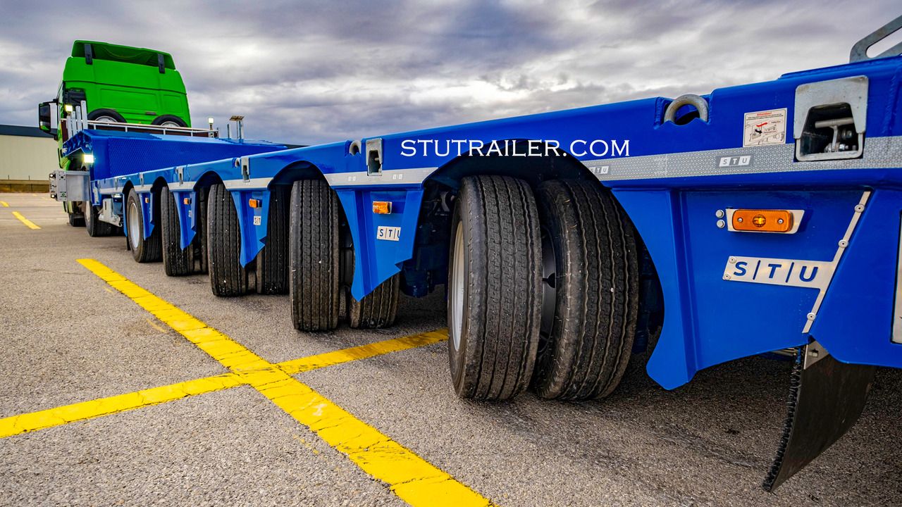新的 低装载半拖车 STU 5 Axle Hydraulic Steering Extendable Low Laoder:图13 新的 低装载半拖车 STU 5 Axle Hydraulic Steering Extendable Low Laoder:图13
