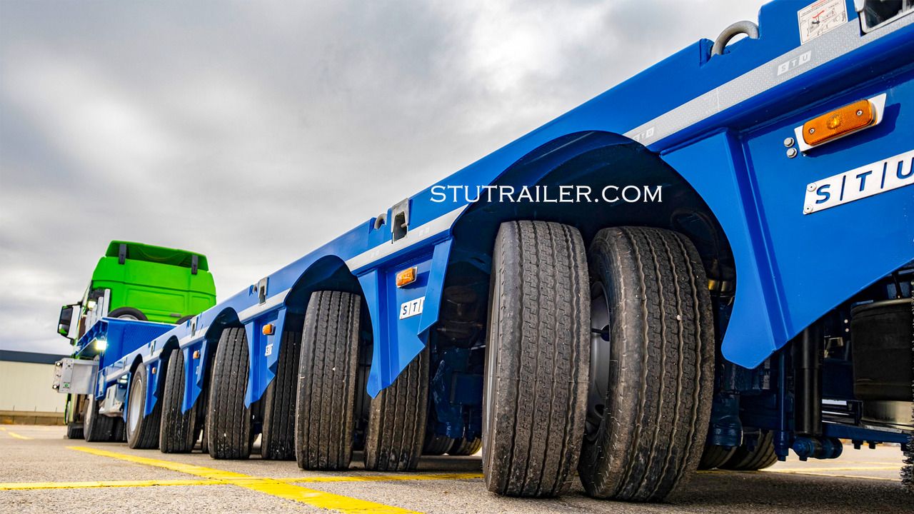 新的 低装载半拖车 STU 5 Axle Hydraulic Steering Extendable Low Laoder:图14 新的 低装载半拖车 STU 5 Axle Hydraulic Steering Extendable Low Laoder:图14