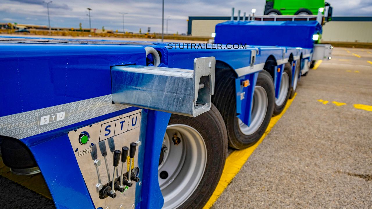 新的 低装载半拖车 STU 5 Axle Hydraulic Steering Extendable Low Laoder:图9 新的 低装载半拖车 STU 5 Axle Hydraulic Steering Extendable Low Laoder:图9