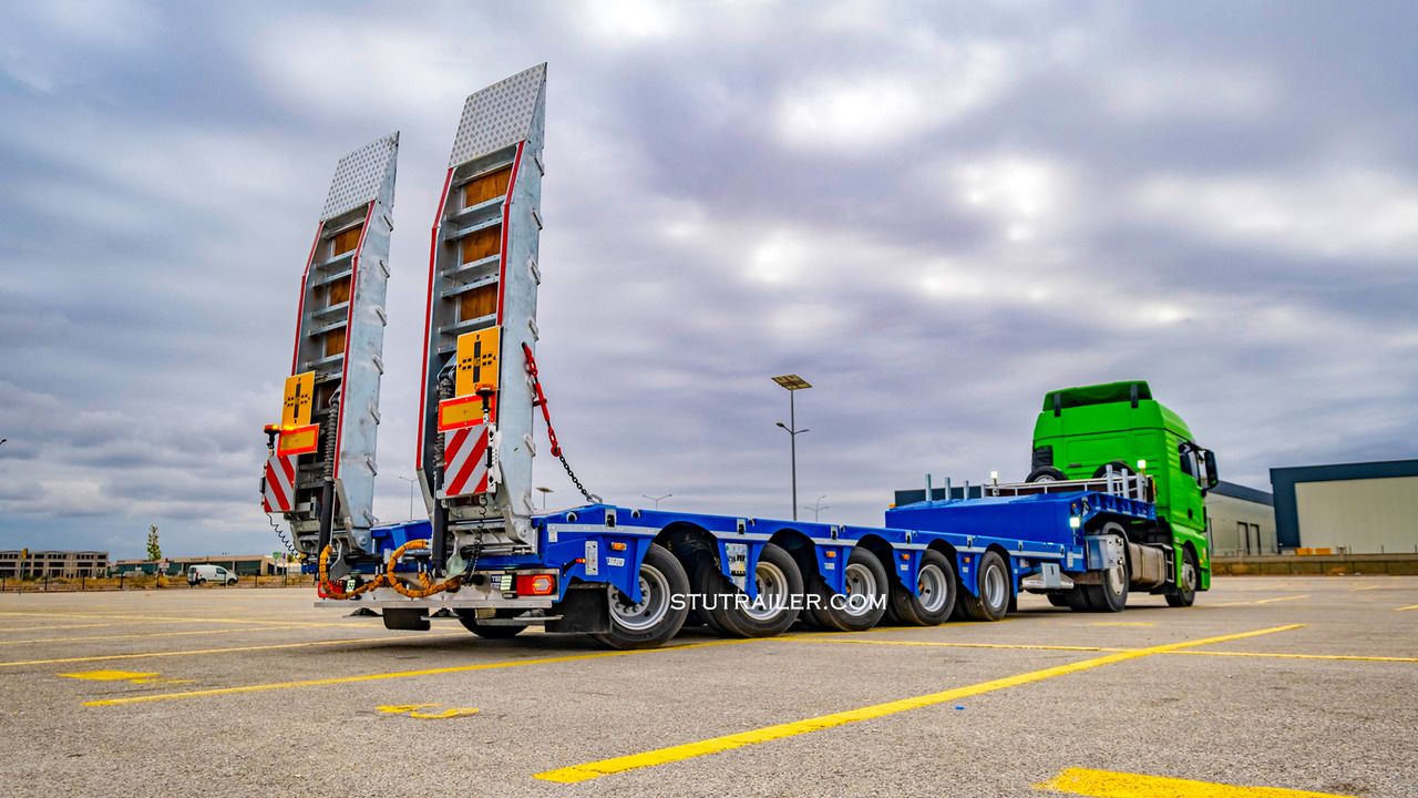 新的 低装载半拖车 STU 5 Axle Hydraulic Steering Extendable Low Laoder:图15 新的 低装载半拖车 STU 5 Axle Hydraulic Steering Extendable Low Laoder:图15