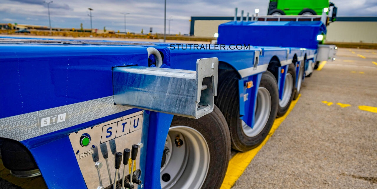 STU 5 Axle Hydraulic Steering Lowbed - 低装载半拖车:图4 STU 5 Axle Hydraulic Steering Lowbed - 低装载半拖车:图4