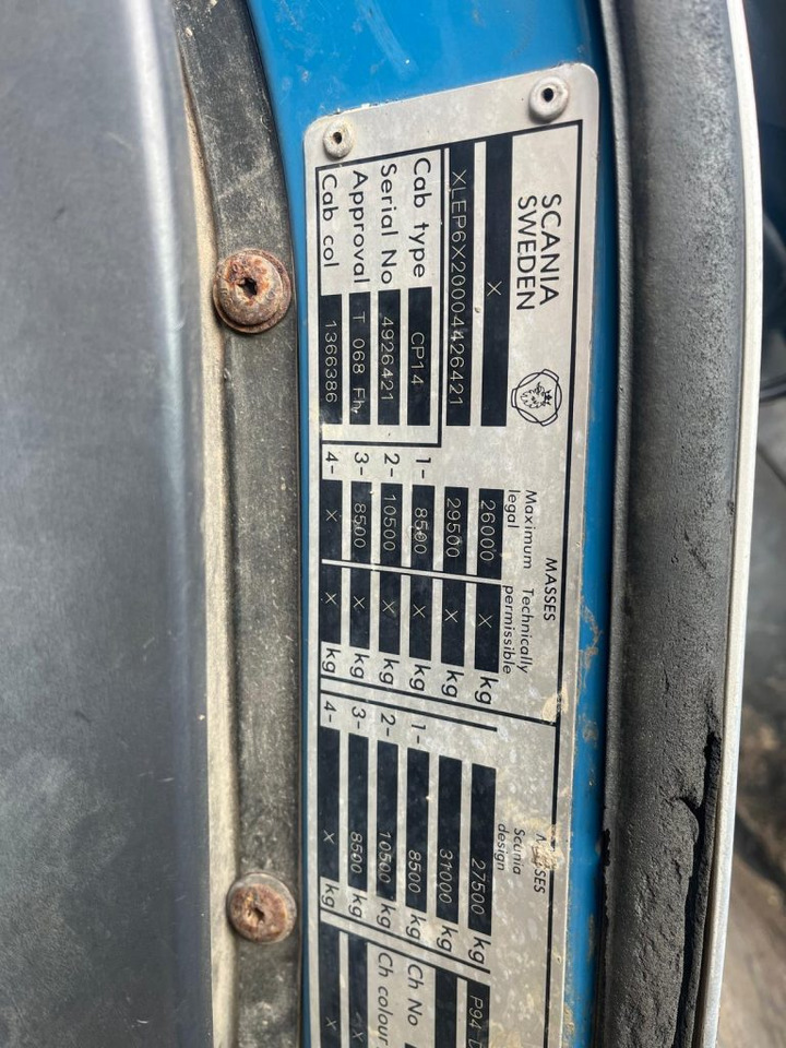 翻斗车 Scania 94D 260 6x2 Rigid:图12 翻斗车 Scania 94D 260 6x2 Rigid:图12