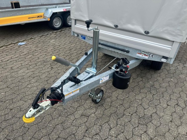 Humbaur HUK 272715 Heckkipper 2,7 t. mit Hochplane 2680 x 1500 x 300mm - 翻斗拖车:图2 Humbaur HUK 272715 Heckkipper 2,7 t. mit Hochplane 2680 x 1500 x 300mm - 翻斗拖车:图2
