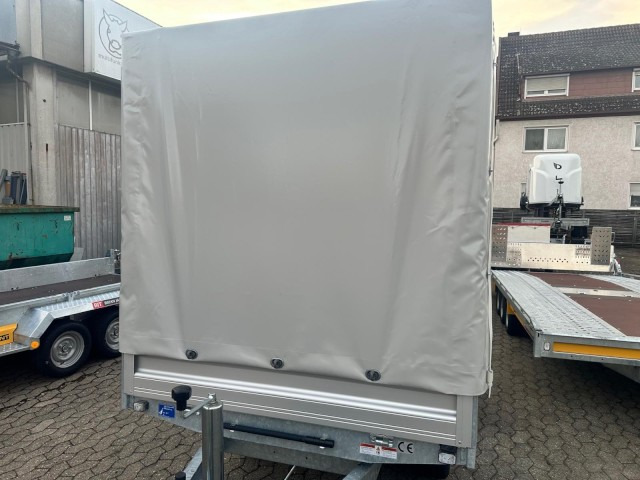 Humbaur HUK 272715 Heckkipper 2,7 t. mit Hochplane 2680 x 1500 x 300mm - 翻斗拖车:图3 Humbaur HUK 272715 Heckkipper 2,7 t. mit Hochplane 2680 x 1500 x 300mm - 翻斗拖车:图3