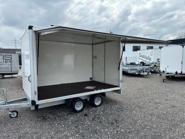 Humbaur Koffer HKN 25 32 21-20 PF30, 2,5 to. Verkaufsklappe 3185x2030x1885 mm - 封闭厢式拖车:图1 Humbaur Koffer HKN 25 32 21-20 PF30, 2,5 to. Verkaufsklappe 3185x2030x1885 mm - 封闭厢式拖车:图1