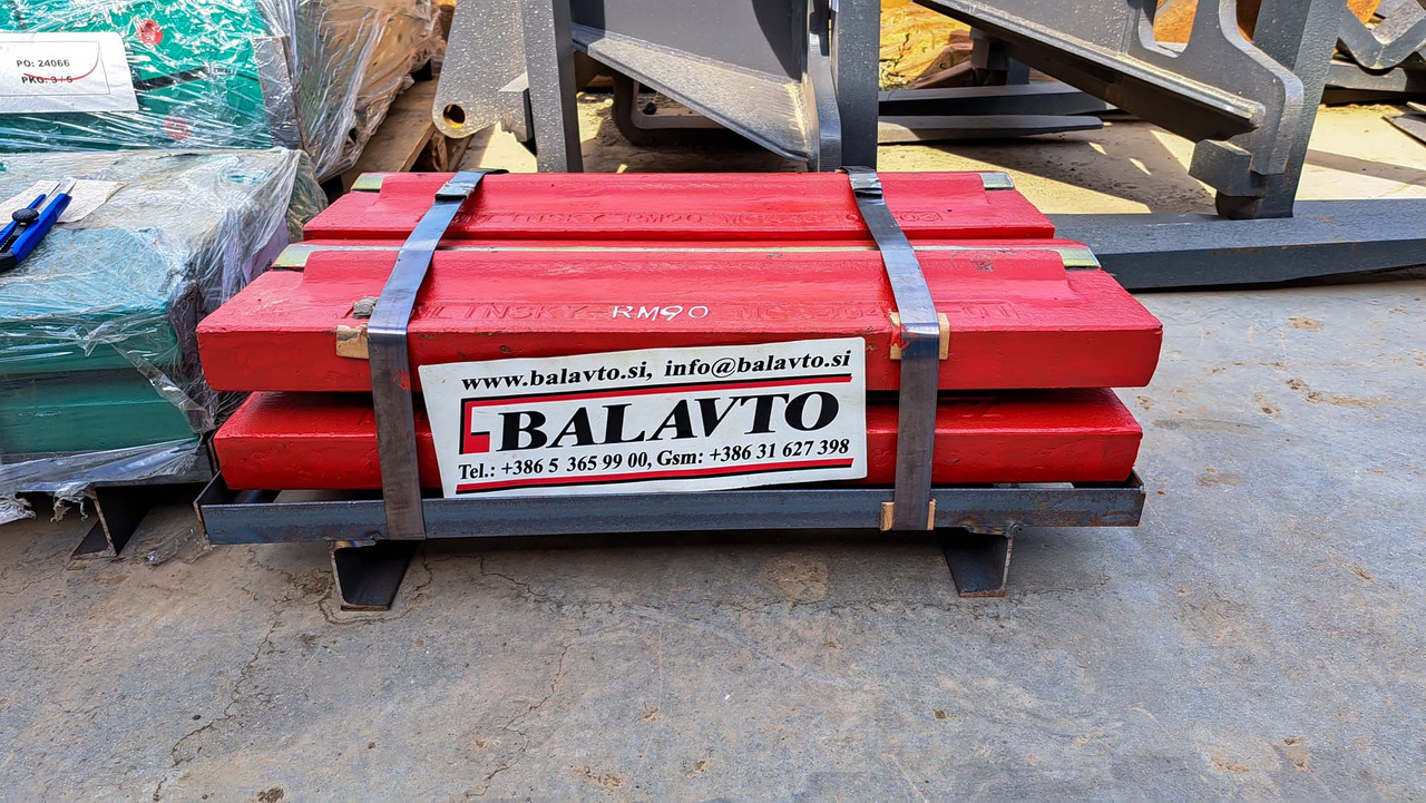 Blow bar Rubble Master RM90 for crusher - 备件 适用于 破碎机:图1 Blow bar Rubble Master RM90 for crusher - 备件 适用于 破碎机:图1