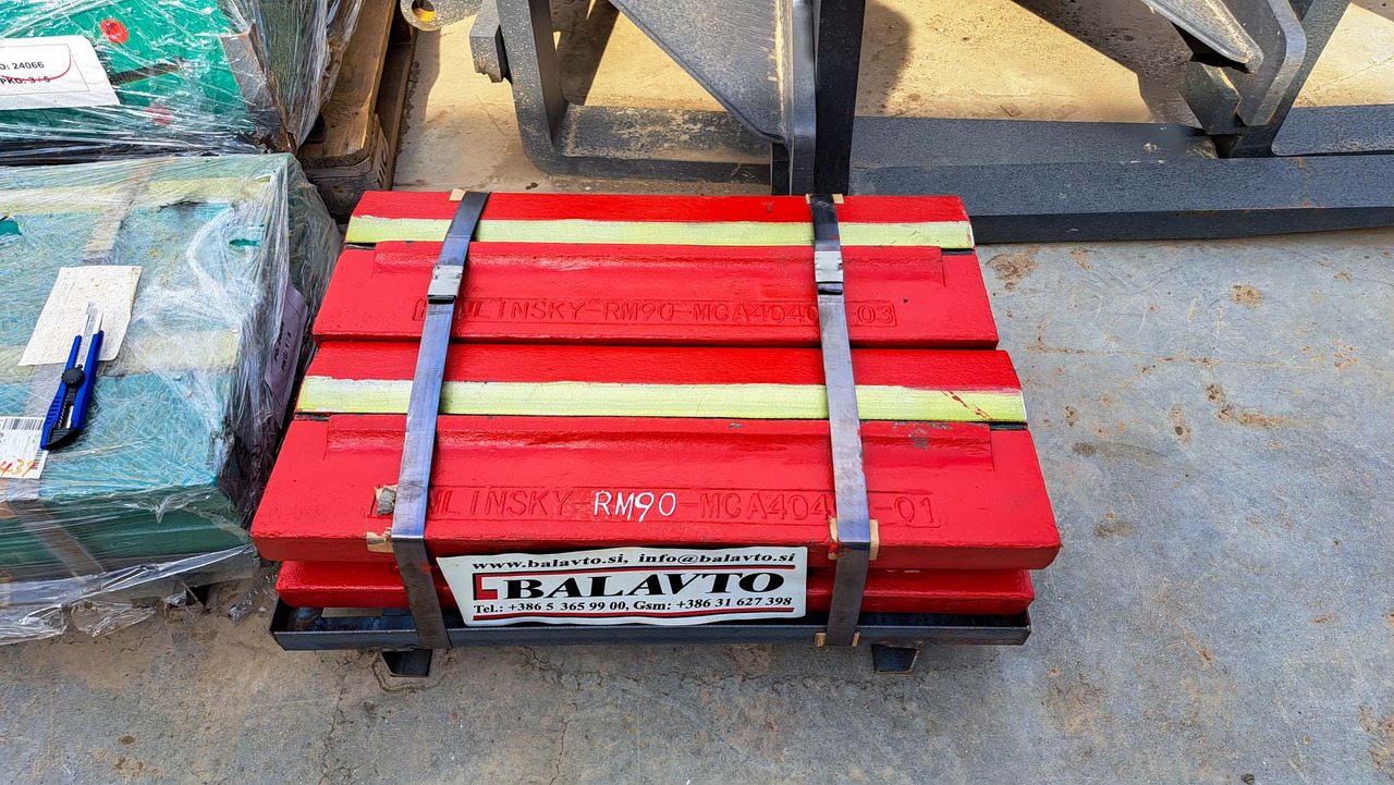 Blow bar Rubble Master RM90 for crusher - 备件 适用于 破碎机:图2 Blow bar Rubble Master RM90 for crusher - 备件 适用于 破碎机:图2