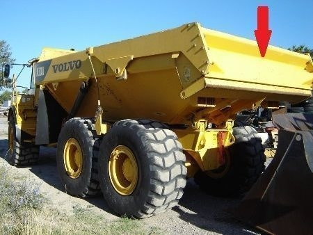 Volvo tailgate Volvo A25, A30, A35 articulated dump - 车身和外部 适用于 铰接式自卸车:图3 Volvo tailgate Volvo A25, A30, A35 articulated dump - 车身和外部 适用于 铰接式自卸车:图3