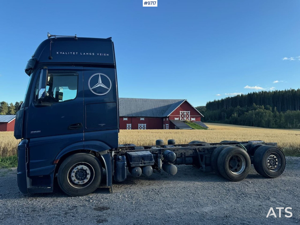 2014 Mercedes Actros 2551 Chassis. Rep object. - 驾驶室底盘卡车:图2 2014 Mercedes Actros 2551 Chassis. Rep object. - 驾驶室底盘卡车:图2