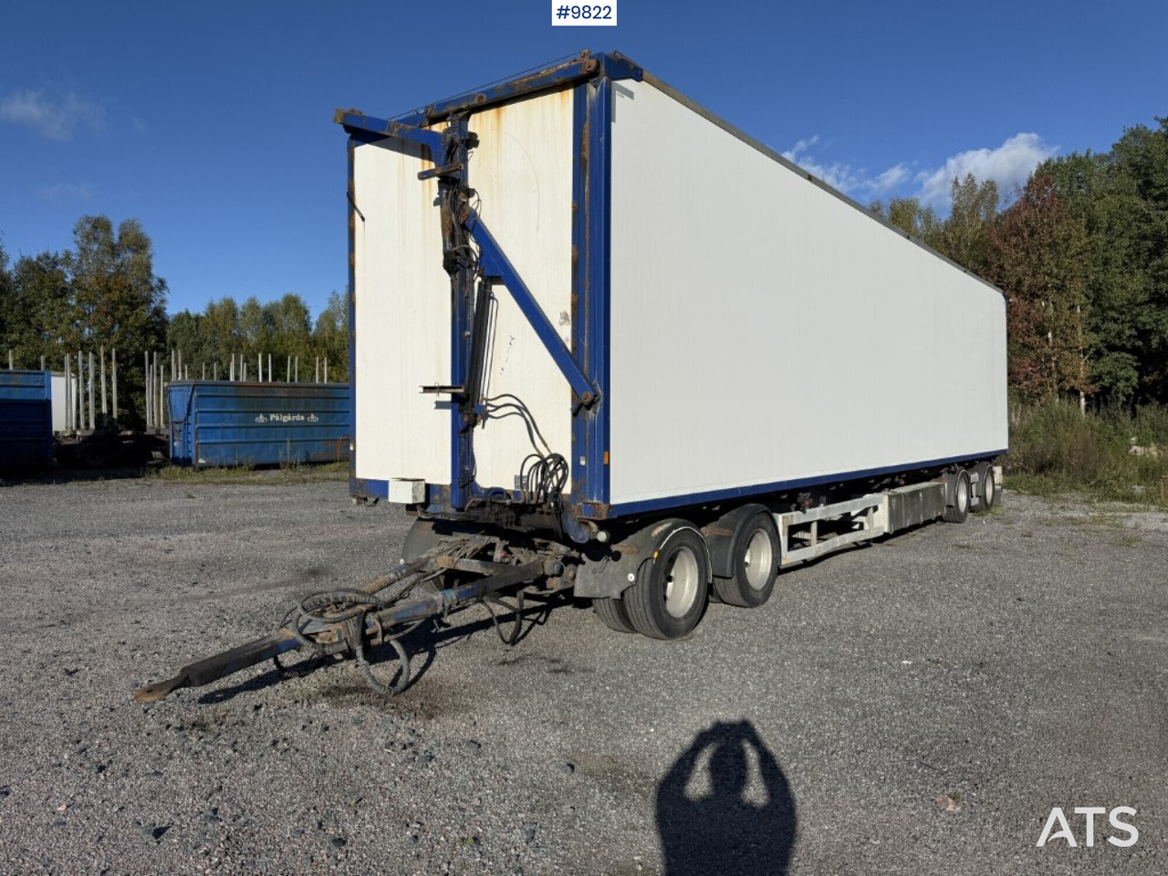 Chipper Trailer EKSJÖVAGNEN FS 18-20 - 封闭厢式拖车:图2 Chipper Trailer EKSJÖVAGNEN FS 18-20 - 封闭厢式拖车:图2