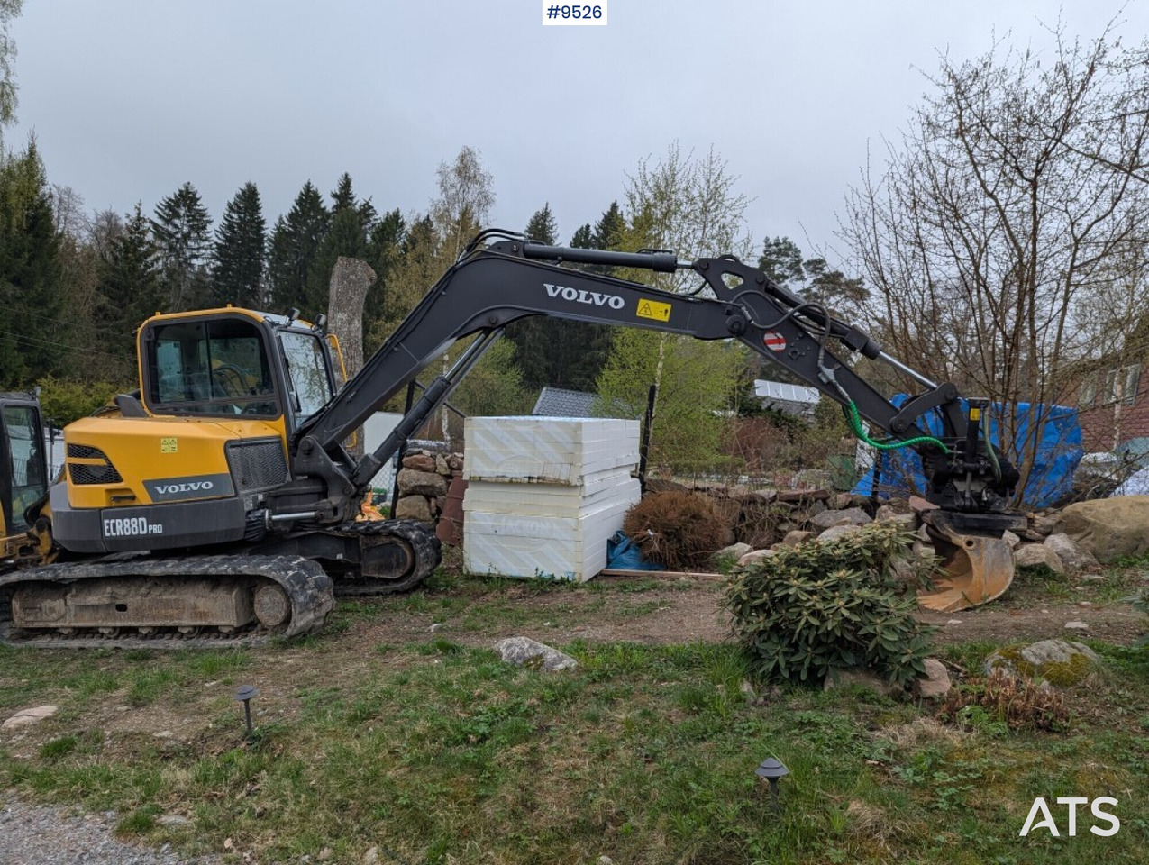 Excavator ECR88D PRO with Tiltrotator and Grader bucket - 履带式挖掘机:图1 Excavator ECR88D PRO with Tiltrotator and Grader bucket - 履带式挖掘机:图1