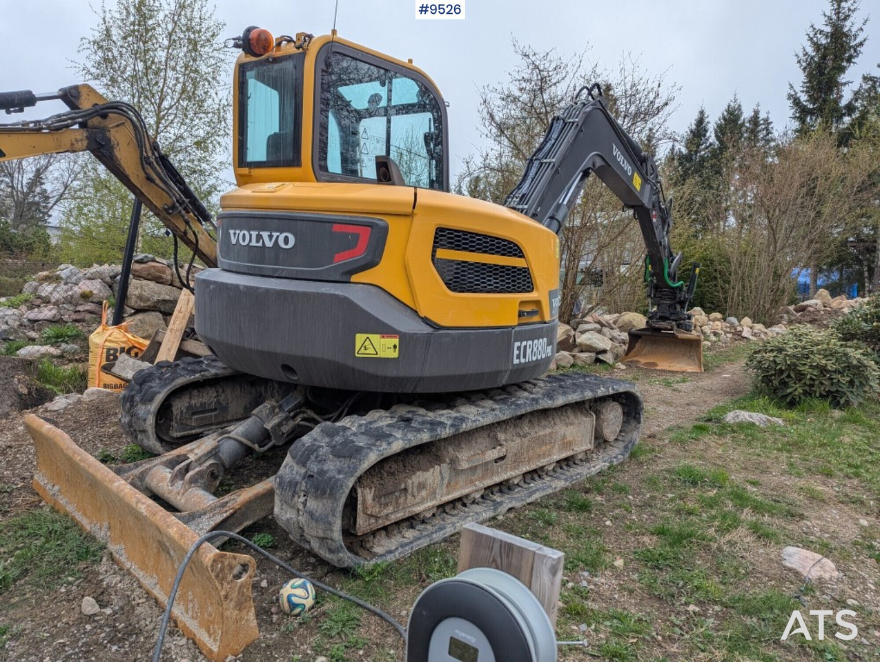 Excavator ECR88D PRO with Tiltrotator and Grader bucket - 履带式挖掘机:图3 Excavator ECR88D PRO with Tiltrotator and Grader bucket - 履带式挖掘机:图3