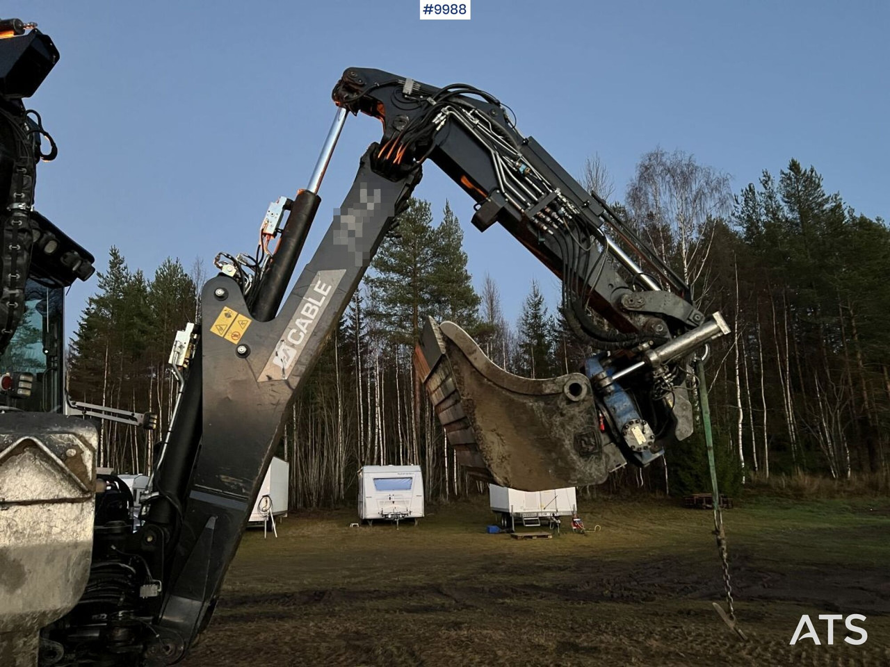 反铲装载机 HUDDIG 1260C Grävlastare – Linjeutrustad:图14 反铲装载机 HUDDIG 1260C Grävlastare – Linjeutrustad:图14