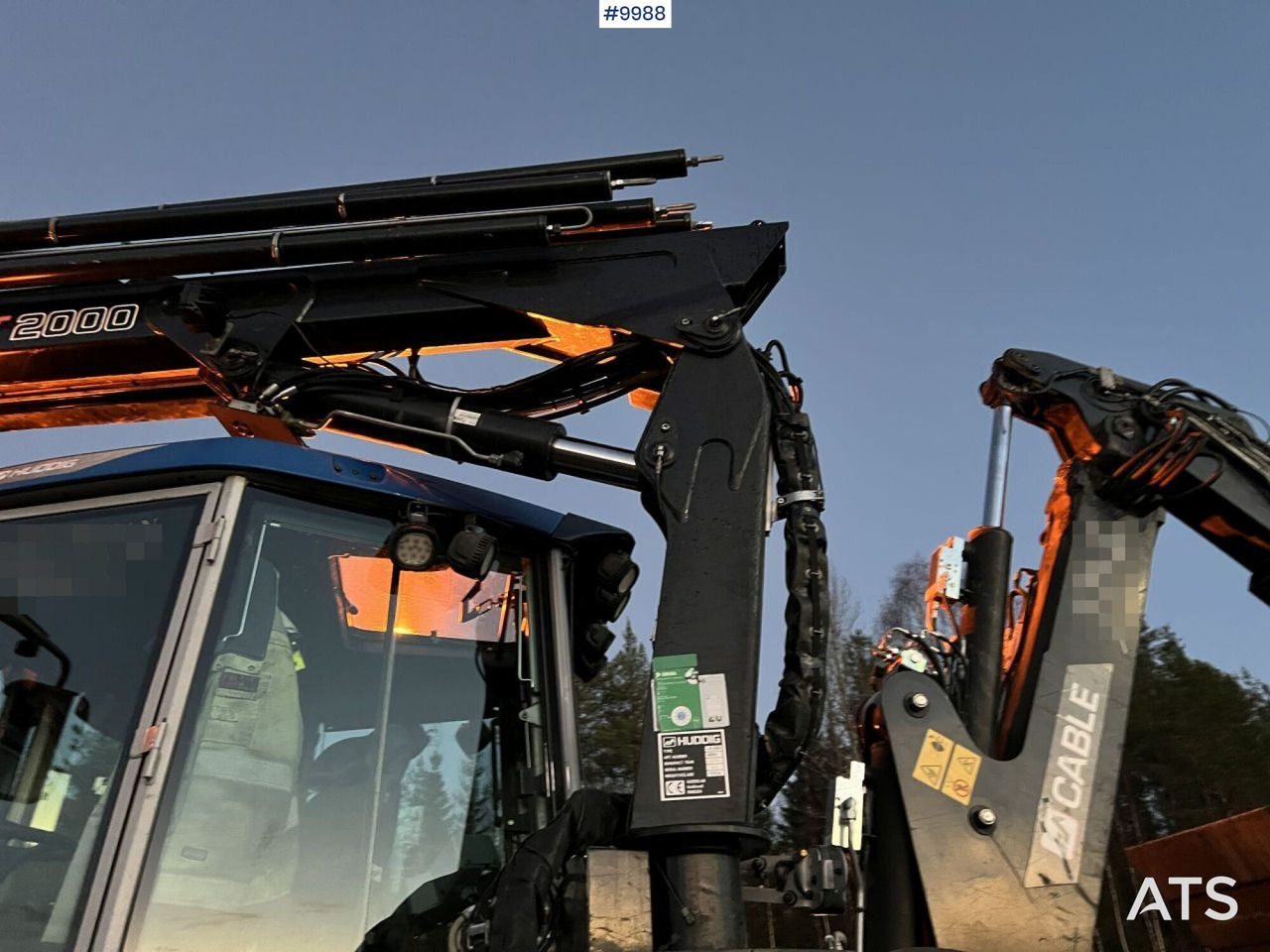 反铲装载机 HUDDIG 1260C Grävlastare – Linjeutrustad:图13 反铲装载机 HUDDIG 1260C Grävlastare – Linjeutrustad:图13