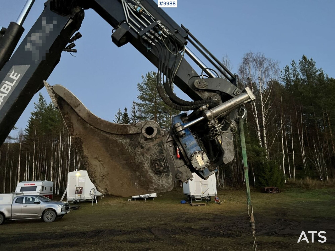 反铲装载机 HUDDIG 1260C Grävlastare – Linjeutrustad:图15 反铲装载机 HUDDIG 1260C Grävlastare – Linjeutrustad:图15