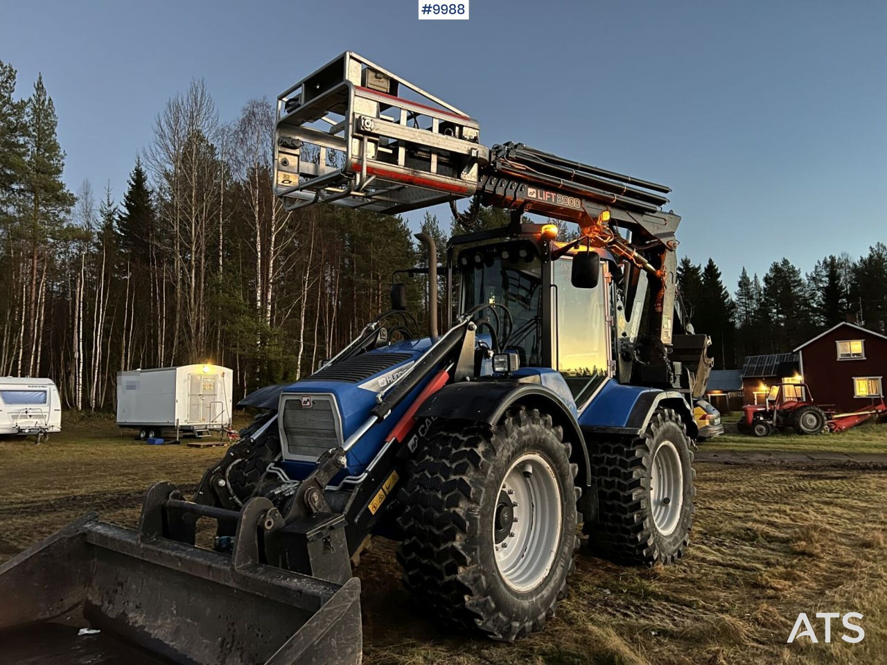 反铲装载机 HUDDIG 1260C Grävlastare – Linjeutrustad:图7 反铲装载机 HUDDIG 1260C Grävlastare – Linjeutrustad:图7