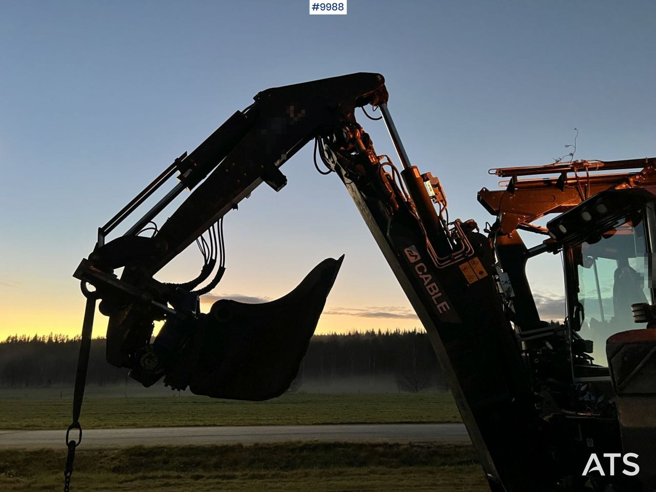 反铲装载机 HUDDIG 1260C Grävlastare – Linjeutrustad:图16 反铲装载机 HUDDIG 1260C Grävlastare – Linjeutrustad:图16