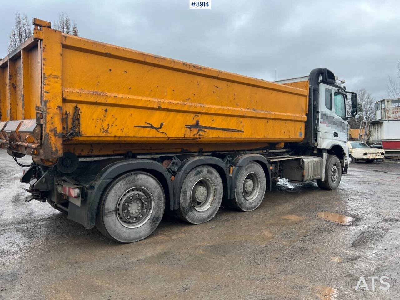 Hooklift Truck Mercedes-Benz Arocs with plow attachments - 吊钩升降车:图4 Hooklift Truck Mercedes-Benz Arocs with plow attachments - 吊钩升降车:图4
