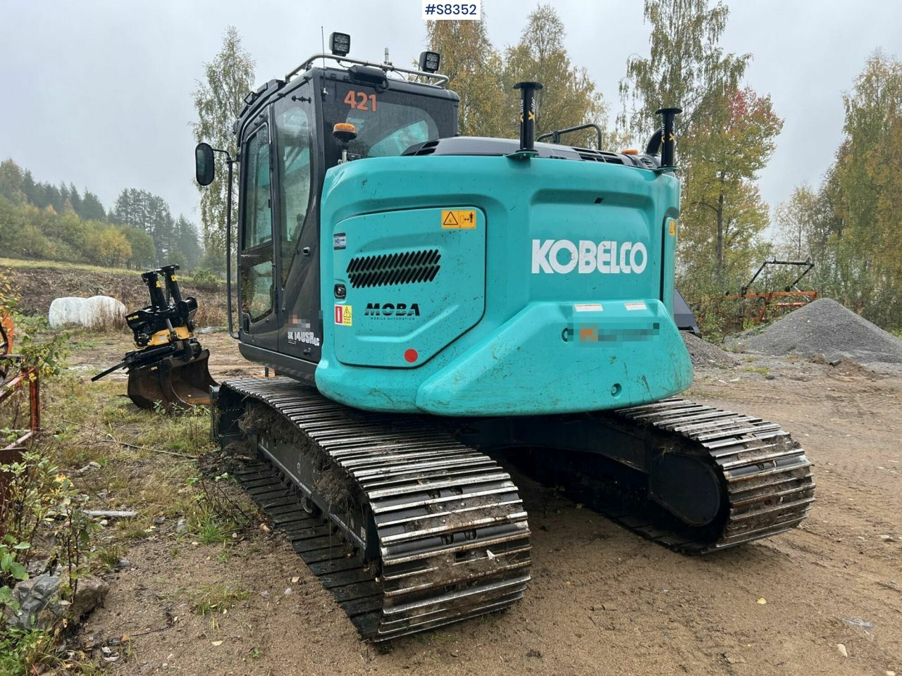 KOBELCO SK140 SRLC-7 with Trejon Cutting unit and Engcon tiltrotator (SEE VIDEO) - 履带式挖掘机:图3 KOBELCO SK140 SRLC-7 with Trejon Cutting unit and Engcon tiltrotator (SEE VIDEO) - 履带式挖掘机:图3