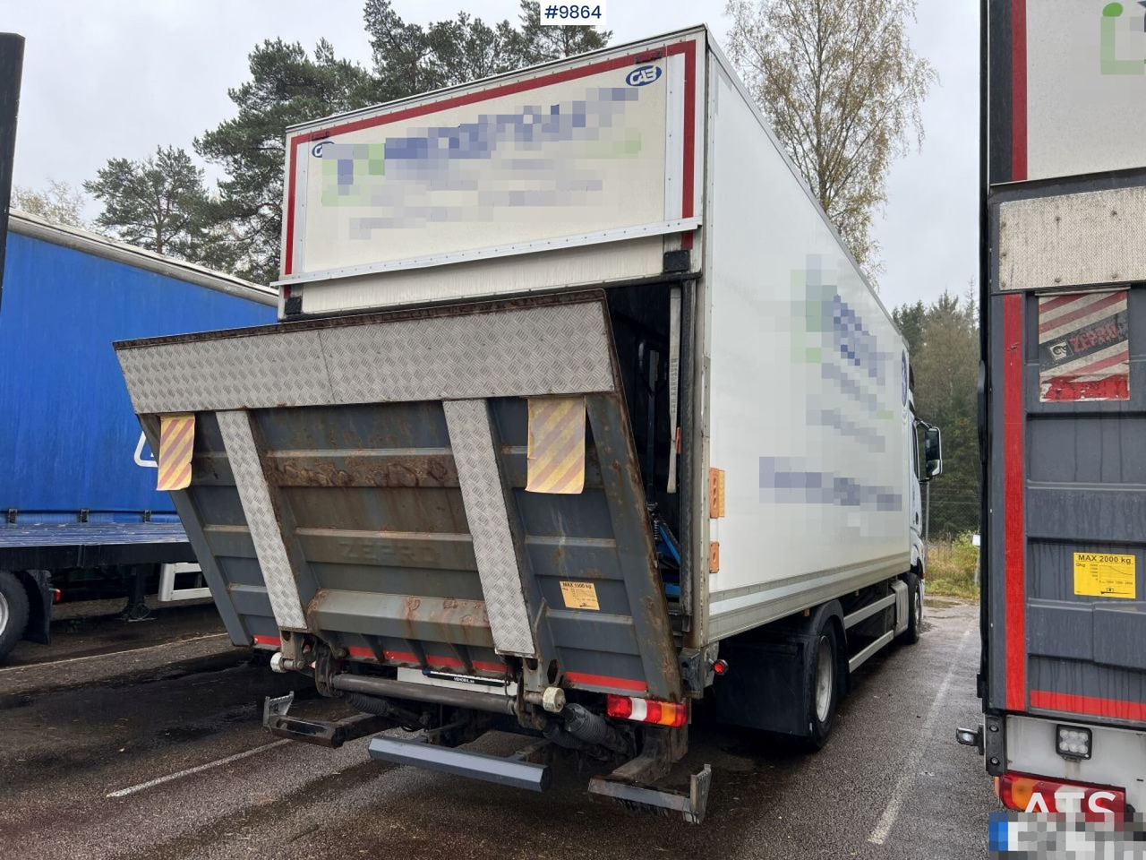 MERCEDES-BENZ ACTROS 963-0-A Box truck with tail lift - 厢式卡车:图3 MERCEDES-BENZ ACTROS 963-0-A Box truck with tail lift - 厢式卡车:图3