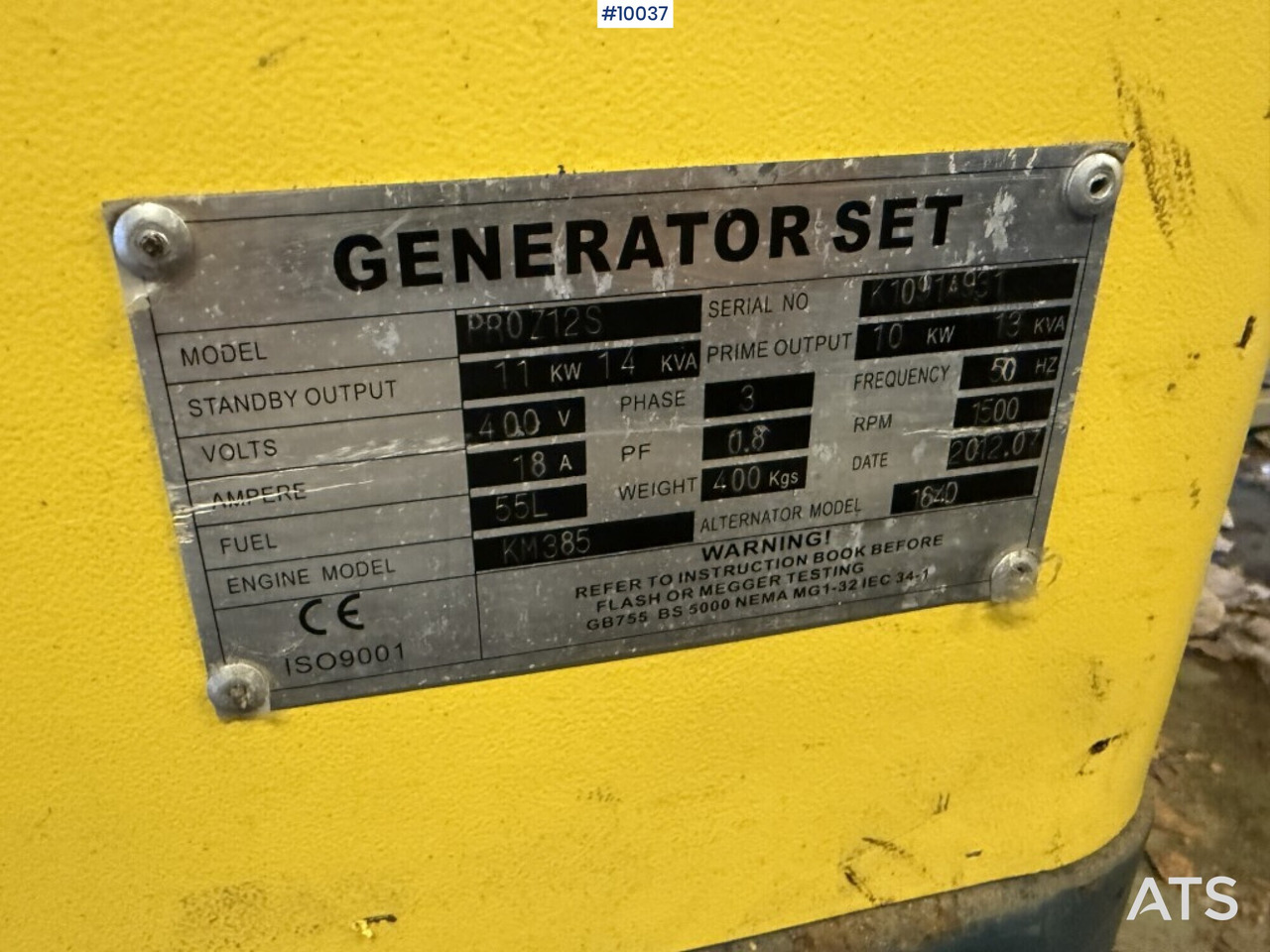 Power Plant Generator Set PRO Z12S - 发电机组:图4 Power Plant Generator Set PRO Z12S - 发电机组:图4