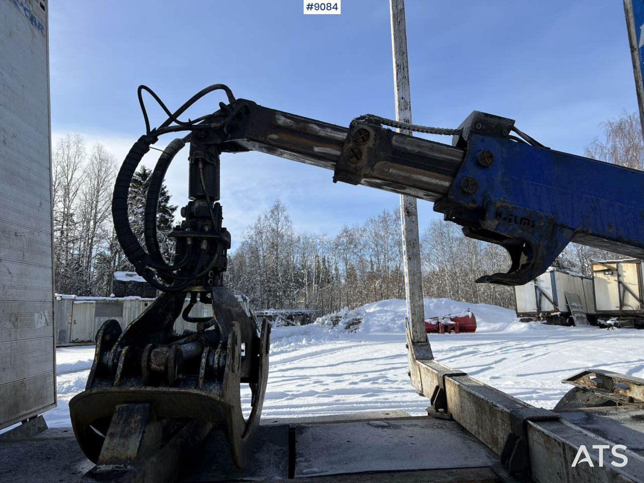 SCANIA R580 6X4 Logging truck with crane (VIDEO) - 木材运输车:图4 SCANIA R580 6X4 Logging truck with crane (VIDEO) - 木材运输车:图4